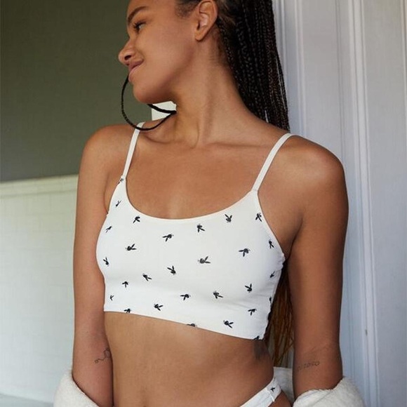 Playboy x PacSun Bunny Dorm Cropped Tank Top | Size S - Picture 2 of 10